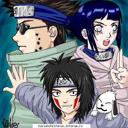 lunea de naruto) misterios cu si .. si kiba.... cu catelu lui akamaru fan-fikuri by deedotz